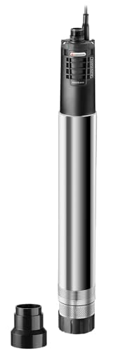 Gardena Premium Tiefbrunnenpumpe 6000/5 inox automatic: Brunnenpumpe mit 6000 l/h Fördermenge aus rostfreiem Edelstahl, automatische Tauchpumpe mit Druckschalter und Trockenlaufsicherung (1499-20) von Gardena