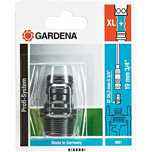 Gardena Profi-System-Gerätestück: Geräteadapter zum Anschluss von Bewässerungsgeräten an das Profi-System, 26,5 mm (G 3/4 Zoll)-Außengewinde (2821-20) von Gardena