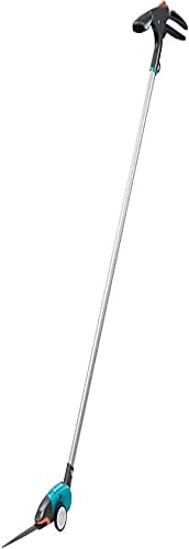 Gardena Comfort Grasschere, langstielig: Rasenschere mit Stiel, rückenschonend, 180° drehbare Schneide, antihaftbeschichtet, Komfortgriff (12100-20)Türkis 127x7.5x25 cm von Gardena