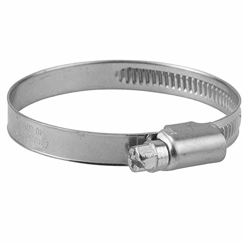 Gardena Schlauchschelle: Stahl-Schlauchklemme zur Schlauchbefestigung, Spannbereich 40-60 mm (1 1/2 Zoll), Bandbreite 9 mm, Schneckengewinde (7195-20) von Gardena