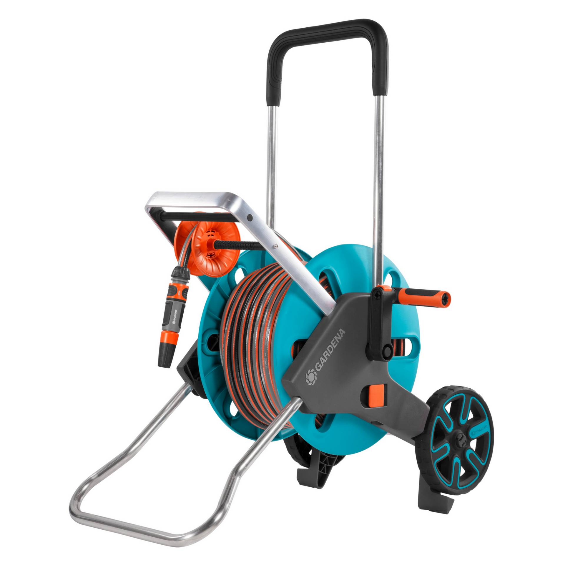 Gardena Schlauchwagen-Set 'CleverRoll M Easy' türkis, orange 20 m Schlauchkapazität Gardena Schlauchwagen-Set 'CleverRoll M Easy' türkis, orange 20 m Schlauchkapazität von Gardena