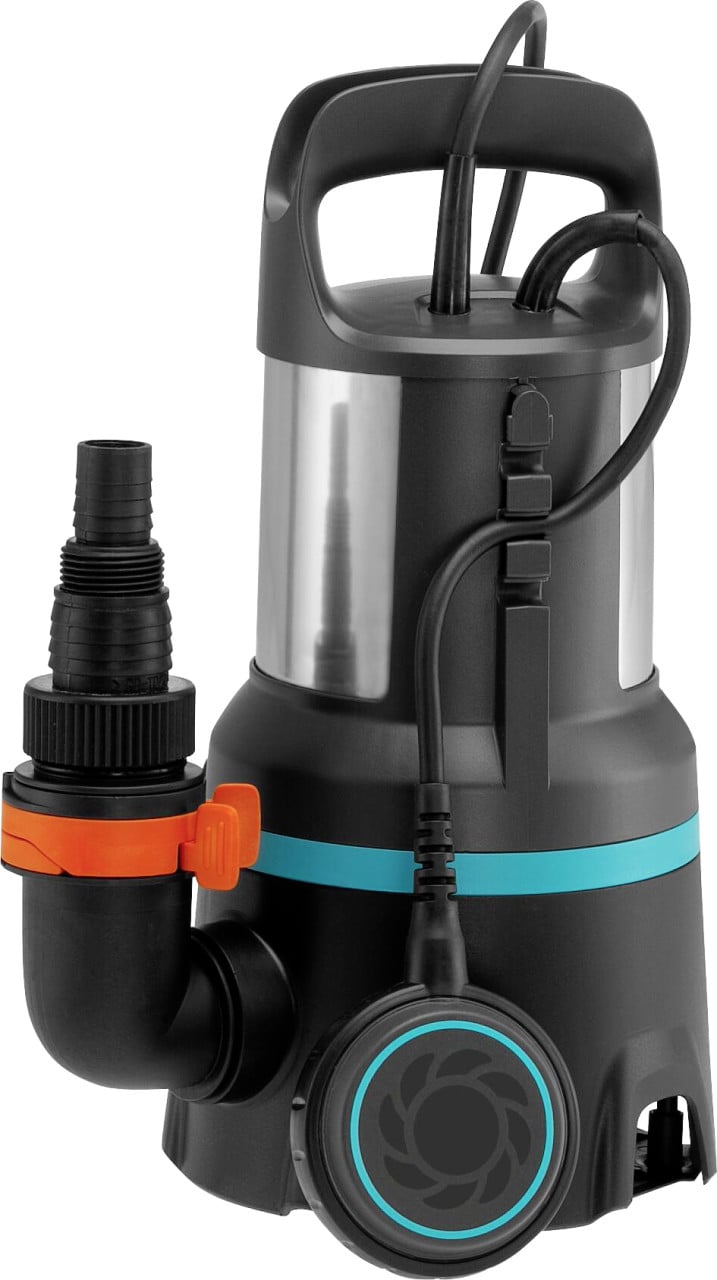 Gardena Schmutzwasser Tauchpumpe 16000 l/h 7 m 450 Watt inkl. Anschlussschellensatz von Gardena