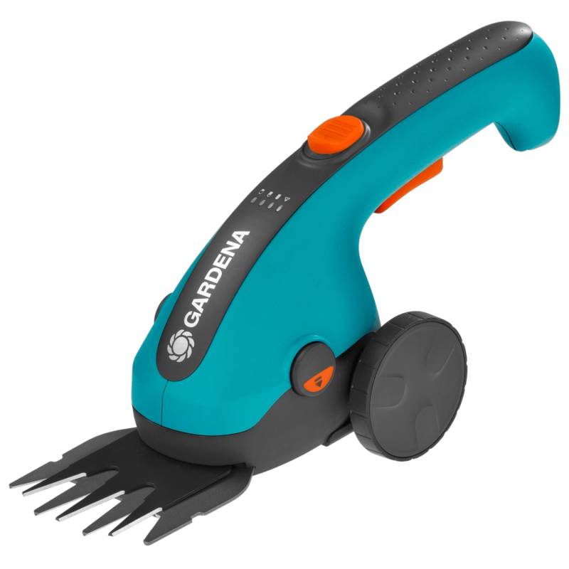 Gardena Set Akku-Grasschere ClassicCut Li - inkl. Teleskopstiel mit Laufrädern von Gardena