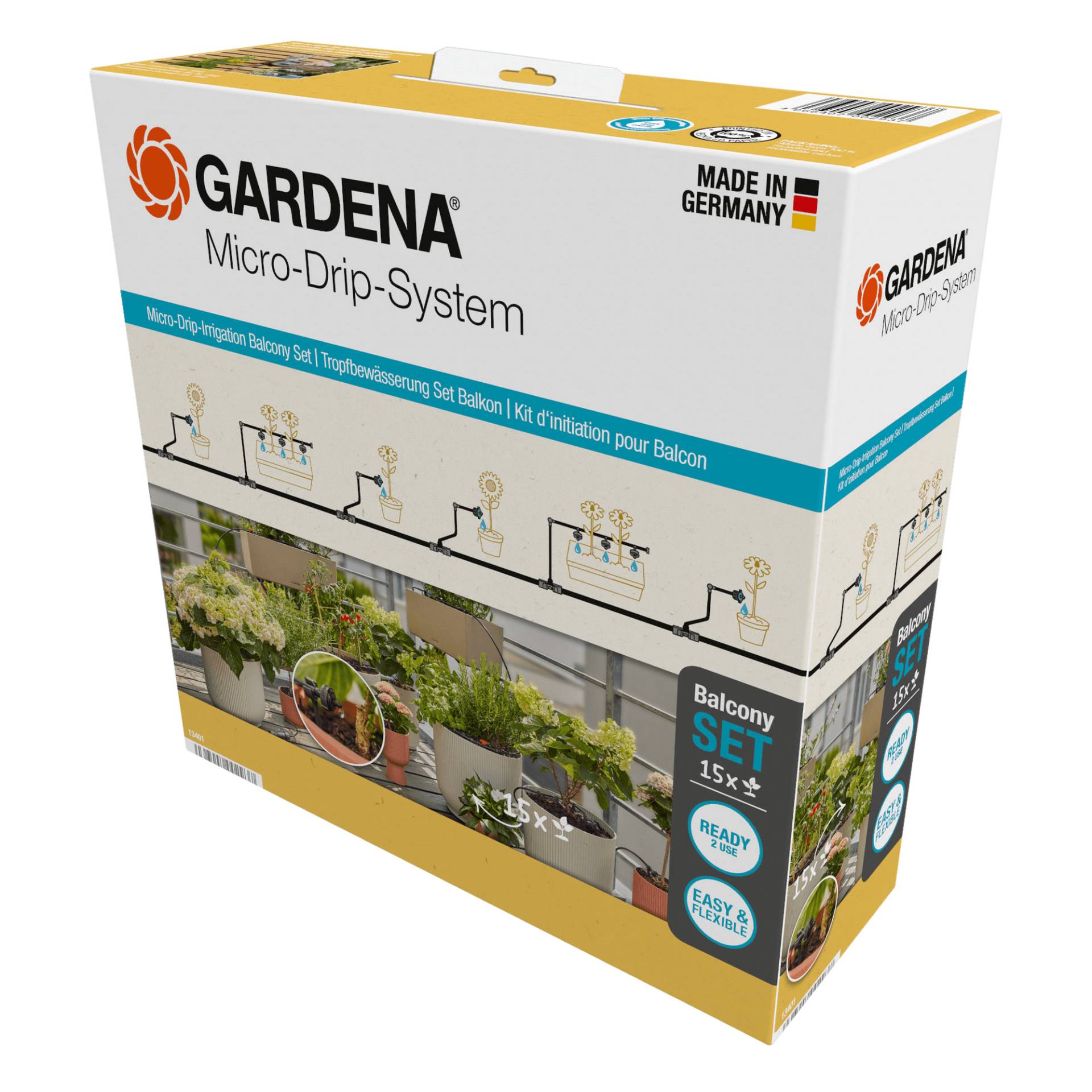 Gardena Tropfbewässerungsset 'Micro-Drip-System' für Balkone von Gardena