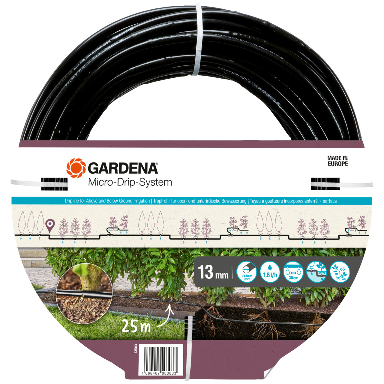 Gardena Tropfrohr, 1,6 l/h von Gardena