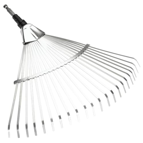 Gardena combisystem-Fächerbesen: Laubrechen mit 50 cm Arbeitsbreite, ideales Gartenzubehör zum Zusammenfegen von Gartenabfällen wie Laub oder Grasschnitt, passend zu Allen cs-Stielen (3102-20) von Gardena