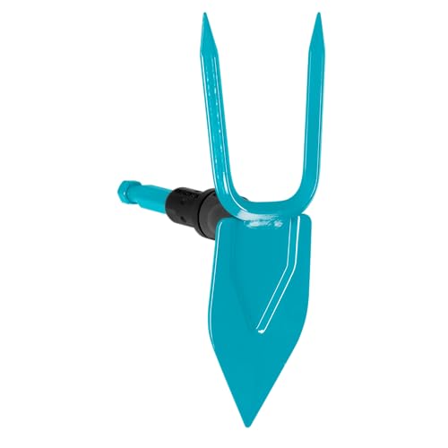 Gardena combisystem-Gartenhacke: Hacke mit herzförmigem Blatt, 2 Zinken, 7 cm Arbeitsbreite, aus hochwertigem Qualitätsstahl, Duroplast-beschichtet (3215-20) von Gardena
