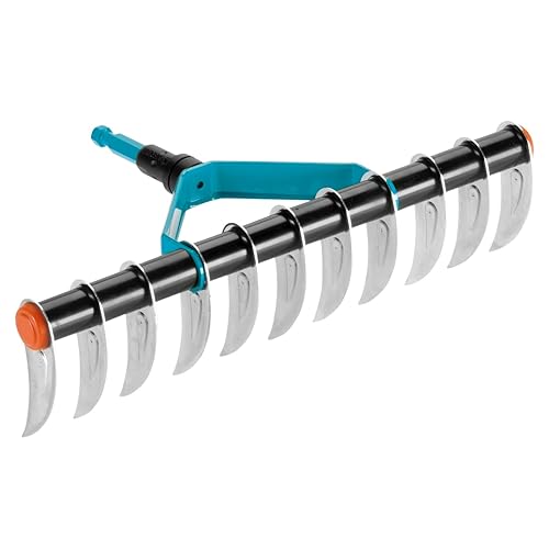 Gardena combisystem-Rasenlüfter: Manueller Vertikutierer mit 35 cm Arbeitsbreite, ideales Gartenzubehör zum Entfernen von Moos und Filz im Rasen, passend zu Allen combisystem-Stielen (3391-20) von Gardena