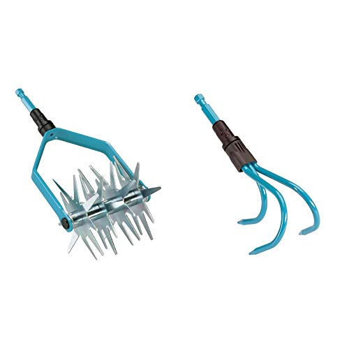 Gardena combisystem-Sternfräse: Gartenfräse zur Saatvorbereitung und Bodenlockerung, 14 cm Arbeitsbreite & combisystem-Grubber: Hacke mit 3 Zinken, 9 cm Arbeitsbreite Gardena combisystem-Sternfräse: Gartenfräse zur Saatvorbereitung und Bodenlockerung, 14 cm Arbeitsbreite & combisystem-Grubber: Hacke mit 3 Zinken, 9 cm Arbeitsbreite von Gardena