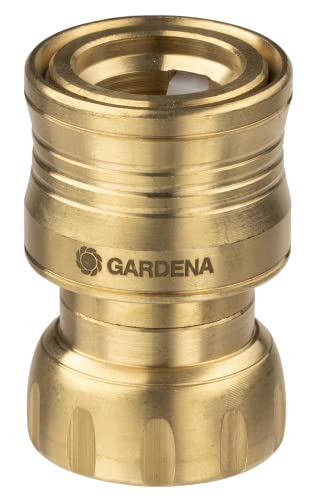 Gardena gbr-3818 C Schlauchanschluss Messing Wasserstopp von Gardena