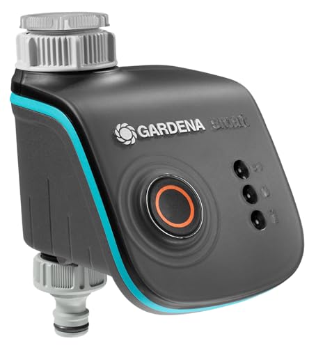 Gardena smart Water Control: Intelligenter Bewässerungscomputer mit smart App steuerbar, Frostwarnsystem, bewährte Ventiltechnik, ideal geeignet für Micro-Drip-System oder Sprinklersystem (19031-20) von Gardena