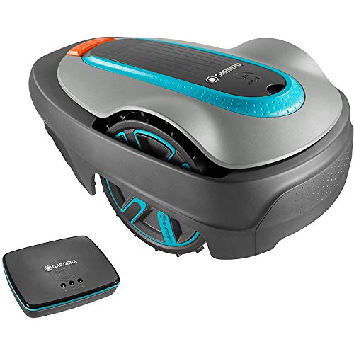 Gardena smart system Set: Mähroboter smart SILENO city bis zu 250 m² Rasenfläche, steuerbar per smart App, geräuscharm, Spiralmähfunktion, inkl. smart Gateway (19069-20) von Gardena