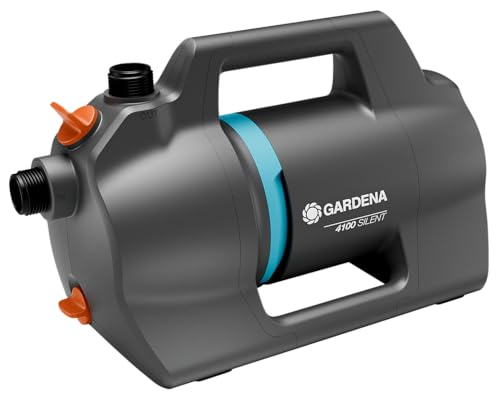 Gardena Gartenpumpe 4100 Silent: Sehr leise, innovative Bewässerungspumpe, Fördermenge 4100 l/h, 550 W Motor, 3,6 bar, wasserfest, stromsparend (9050-20) Gardena Gartenpumpe 4100 Silent: Sehr leise, innovative Bewässerungspumpe, Fördermenge 4100 l/h, 550 W Motor, 3,6 bar, wasserfest, stromsparend (9050-20) von Gardena