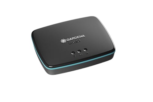 Gardena smart Gateway: Verbindungsgerät für alle Gardena smart Produkte, Anbindung an vorhandenen Router über LAN-Kabel oder WLAN, Steuerung über die kostenlose Gardena smart App (19005-20) von Gardena