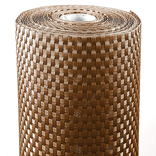 GardenersDream Polyrattan Sichtschutz & Windschutz (Honig, 1 x 1 Meter) - Polyrattan Balkon Sichtschutz Wetterfest - Ideale Sichtschutz Garten-, Sichtschutz Zaun- & Sichtschutz Balkon Verkleidung von GardenersDream