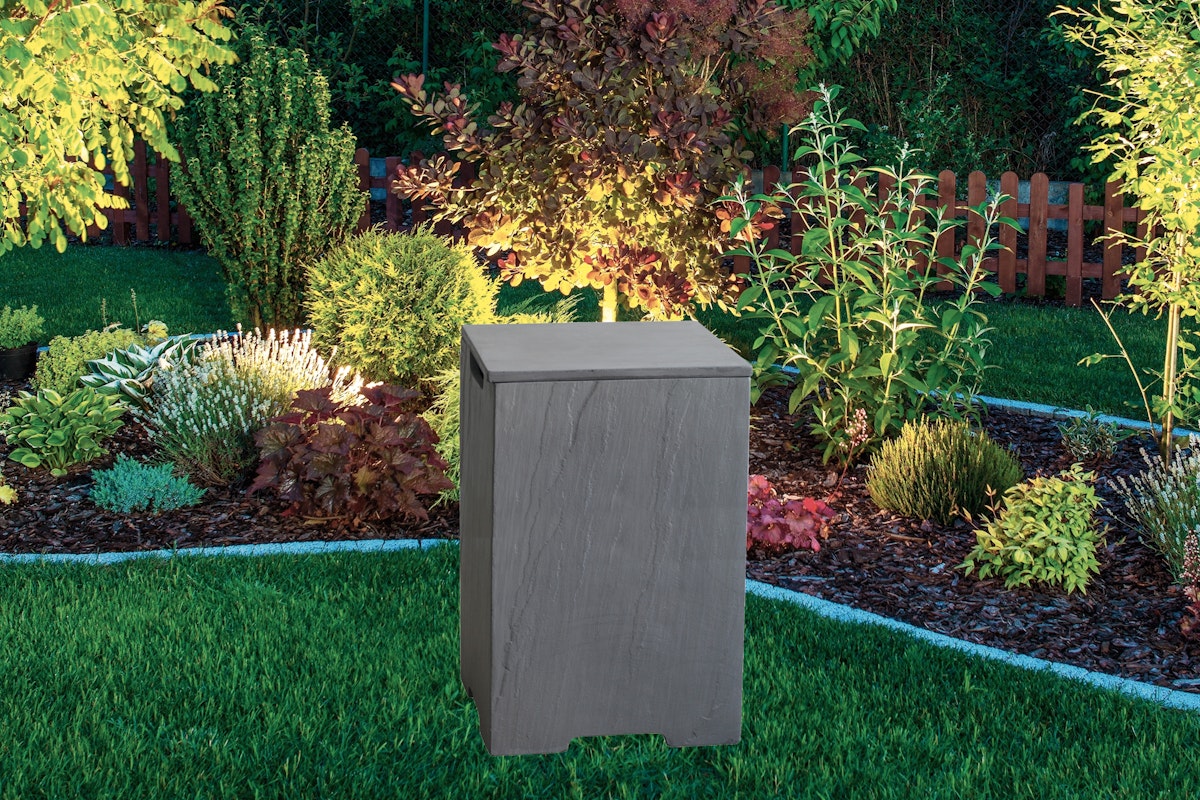 Gardenforma Abdeckung für 11kg Gasflaschen, Beton-Optik space grey Faser-Beton Gardenforma Abdeckung für 11kg Gasflaschen, Beton-Optik space grey Faser-Beton von Gardenforma