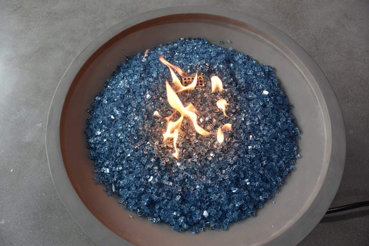 Gardenforma Deko Glas Splitt für Gas-Feuerstellen, Caribbean Blue 5-8 mm, 10 kg taubenblau Gardenforma Deko Glas Splitt für Gas-Feuerstellen, Caribbean Blue 5-8 mm, 10 kg taubenblau von Gardenforma