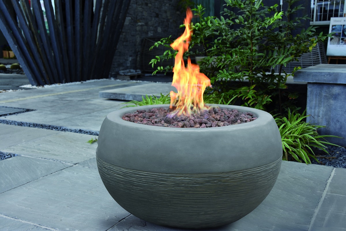 Gardenforma Gasfeuerstelle Marra, Beton-Optik grau, aus Faserbeton Betongrau Gardenforma Gasfeuerstelle Marra, Beton-Optik grau, aus Faserbeton Betongrau von Gardenforma