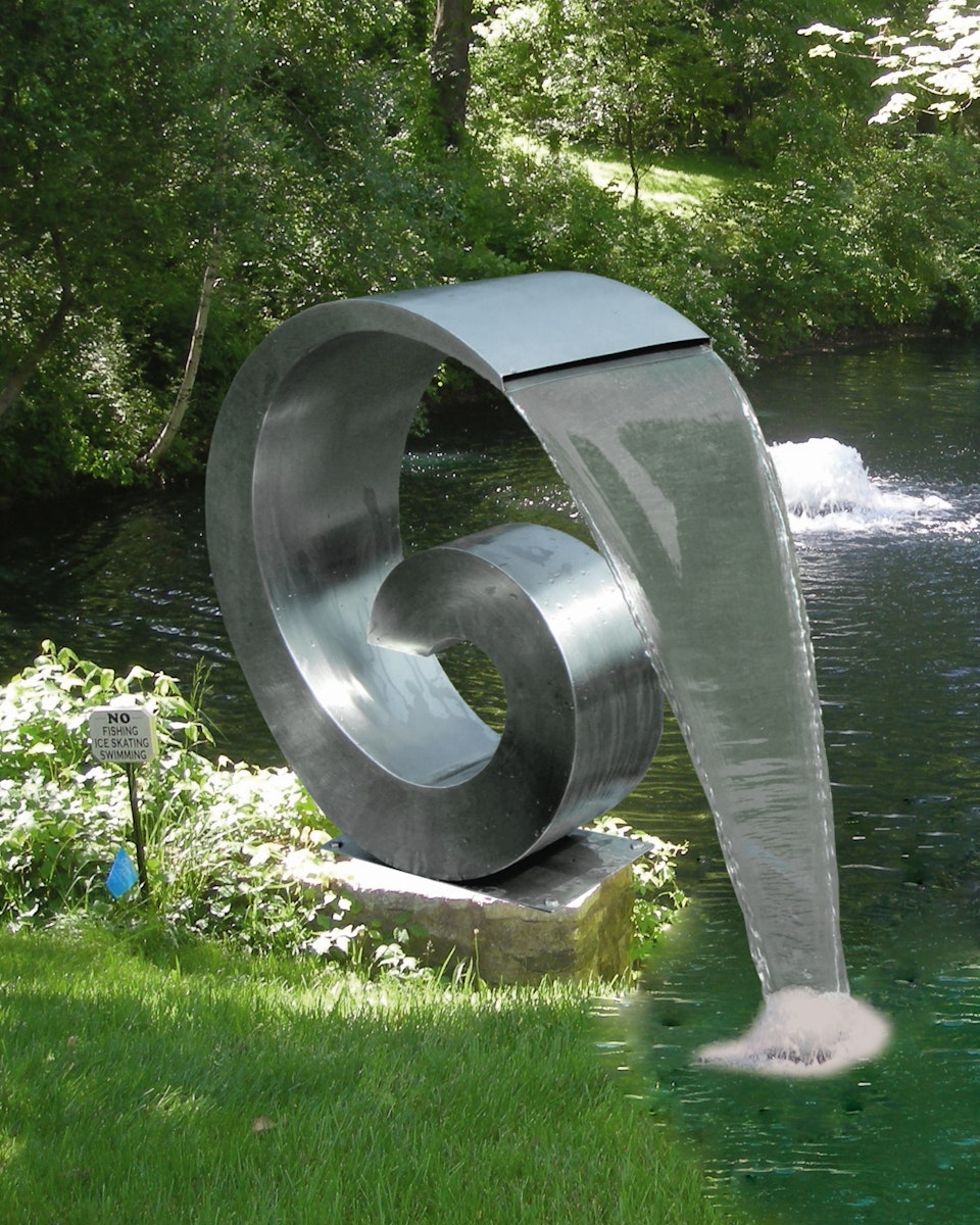 Gardenforma Wasserspiel Loop inkl. 1 Zoll Wasseranschluß, Ausführung: Edelstahl Gardenforma Wasserspiel Loop inkl. 1 Zoll Wasseranschluß, Ausführung: Edelstahl von Gardenforma