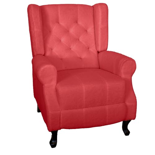 GARDENIA Beatrice Sessel, Polyester, Bordeaux, 77 x 85 x 101 cm von Gardenia