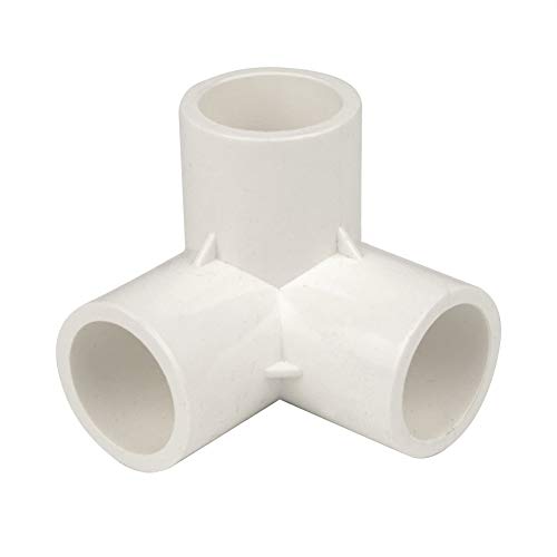 3-Wege-PVC-Fassung, 32 mm, robust, für Gewächshausrahmen, Möbelverbinder, 10 Stück von Gardeningwill