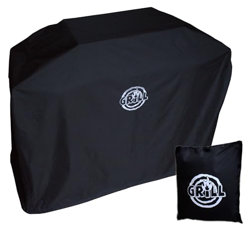 Gardenko Grillabdeckung 145x60x118 cm – wasserdichte Abdeckhaube aus 600D Polyester mit Belüftung, Griffen & Kordelzug – wetterfeste Plane für Gasgrill, Holzkohlegrill & Gartenmöbel Gardenko Grillabdeckung 145x60x118 cm – wasserdichte Abdeckhaube aus 600D Polyester mit Belüftung, Griffen & Kordelzug – wetterfeste Plane für Gasgrill, Holzkohlegrill & Gartenmöbel von Gardenko