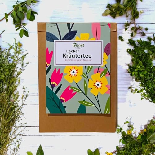Lecker Kräutertee - Samenset für die Anzucht von 5 tollen Teekräutern - Geschenkidee oder einfach selber nutzen von Gardenox