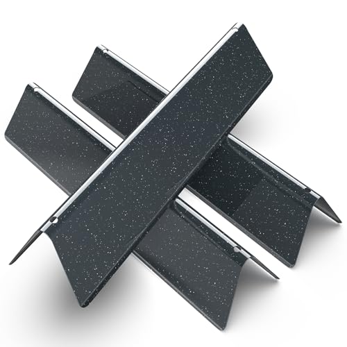 7635 Flavorizer Bars, Porzellan-emailliert lavorizer Bars für Weber Gasgrill Spirit 200 Series (mit Frontknöpfen), 38.9x8.9x6.8CM Brennerabdeckung Ersatzteile für Spirit E210 S210 E220 S220. von Gardenz