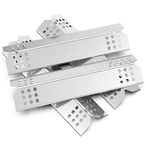 Universal Brennerabdeckung, 37 X 9.5 cm Universal Flammenverteiler,Einstellbar Hitzeschild,Durable Edelstahl Flavorizer Bars Ersatzteile,Hitzzelt für die meisten Gasgrill. von Gardenz