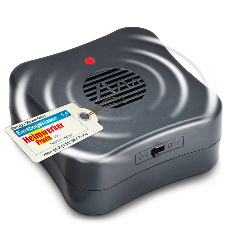 Gardigo Mäusefeindmobil batteriebetriebener Ultraschall-Mäuseschreck von Gardigo