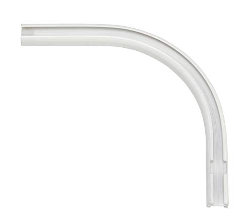 GARDINIA Rundbogen für Vorhangschienen-Verlängerungen/für 1-läufige Vorhangschiene, 90°-Winkel, Rechts, 12/13 cm, Aluminium, Weiß GARDINIA Rundbogen für Vorhangschienen-Verlängerungen/für 1-läufige Vorhangschiene, 90°-Winkel, Rechts, 12/13 cm, Aluminium, Weiß von Gardinia
