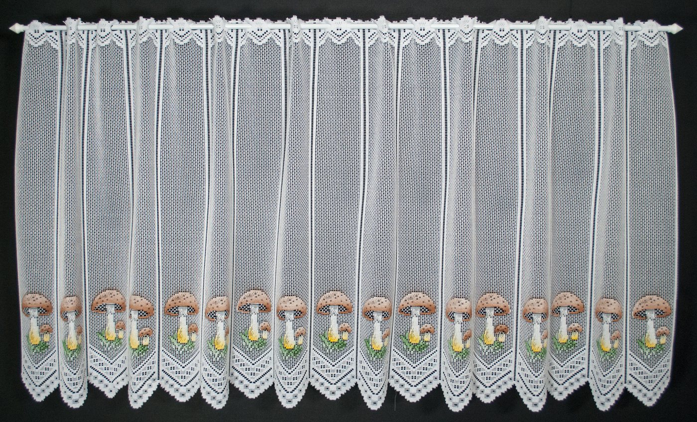 Gardinen Kranzusch Scheibengardine nach Maß mit Pilzen, Stangendurchzug, transparent, Kurzgardine,Stablöcher,transparent Gardinen Kranzusch Scheibengardine nach Maß mit Pilzen, Stangendurchzug, transparent, Kurzgardine,Stablöcher,transparent von Gardinen Kranzusch