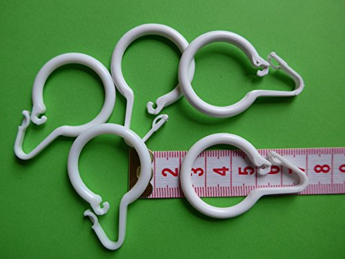 Gardinen Röttger Duschvorhangringe 25mm weiß 10 Stück Gardinen Röttger Duschvorhangringe 25mm weiß 10 Stück von Gardinen Röttger