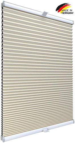 Gardinen21 Thermo Klemmfix Wabenplissee ohne Bohren | Waben Plissee im Wunschmaß | Maßgefertigt für Türen & Fenster | Sonnenschutz, Sichtschutz, Schallschutz, 100% Verdunkelung Gardinen21 Thermo Klemmfix Wabenplissee ohne Bohren | Waben Plissee im Wunschmaß | Maßgefertigt für Türen & Fenster | Sonnenschutz, Sichtschutz, Schallschutz, 100% Verdunkelung von Gardinen21