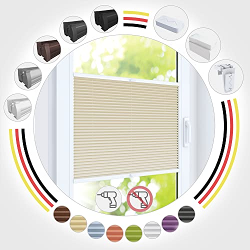 Plissee Custom Konfigurieren Sie Ihr Plissee ohne Bohren Plissee zum Kleben Plissee Klemmfix oder Plissee mit Bohren I Plissee nach Maß hochwertiger Qualität I Gestalte Plissees nach deinen Wünschen! von Gardinen21