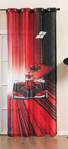Gardine Ösen Grobfaser »Seoul Collection« HxB 245x140 cm Racing Red Digital Druck Ösen Linenlook-Struktur Halbransparent Blickdicht 2024120 Gardine Ösen Grobfaser »Seoul Collection« HxB 245x140 cm Racing Red Digital Druck Ösen Linenlook-Struktur Halbransparent Blickdicht 2024120 von Gardinenbox