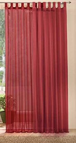 Gardine transparent Set,61175 Bordeaux 245x140, 611752 von Gardinenbox