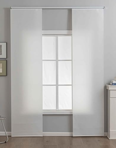 Gardinenbox 2er Set Schiebegardine »New Amsterdam« HxB245x60 cm Natur Strukturiert, Modern, schlicht und vielseitig einsetzbar mit Paneelwagen und Beschwerungsstange 2024740-2 Gardinenbox 2er Set Schiebegardine »New Amsterdam« HxB245x60 cm Natur Strukturiert, Modern, schlicht und vielseitig einsetzbar mit Paneelwagen und Beschwerungsstange 2024740-2 von Gardinenbox