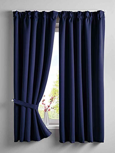 Gardinenbox 2er Set Verdunkelungsvorhänge Blickdicht »Newyork« verdeckte Schlaufen Blau HxB 160x140 cm Thermo-Gardine Blackout schalldämmend ÖKOTEX Kräuselband, 202020610-2 Gardinenbox 2er Set Verdunkelungsvorhänge Blickdicht »Newyork« verdeckte Schlaufen Blau HxB 160x140 cm Thermo-Gardine Blackout schalldämmend ÖKOTEX Kräuselband, 202020610-2 von Gardinenbox