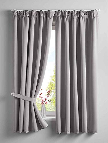 Gardinenbox 2er Set Verdunkelungsvorhänge Blickdicht »Newyork« verdeckte Schlaufen Grau HxB 160x140 cm Thermo-Gardine Blackout schalldämmend ÖKOTEX Kräuselband, 202020610-2 Gardinenbox 2er Set Verdunkelungsvorhänge Blickdicht »Newyork« verdeckte Schlaufen Grau HxB 160x140 cm Thermo-Gardine Blackout schalldämmend ÖKOTEX Kräuselband, 202020610-2 von Gardinenbox
