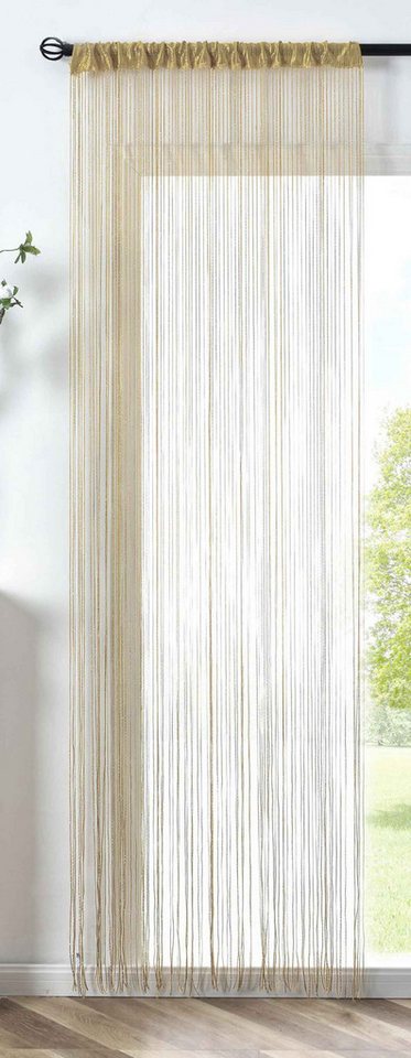 Gardinenbox Gardine, Stangendurchzug, Fadengardine Lurex Tunneldurchzug 20305N Gardinenbox Gardine, Stangendurchzug, Fadengardine Lurex Tunneldurchzug 20305N von Gardinenbox