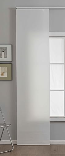 Gardinenbox Schiebegardine »New Amsterdam« HxB245x60 cm Natur Strukturiert, Modern, schlicht und vielseitig einsetzbar mit Paneelwagen und Beschwerungsstange 2024740 von Gardinenbox