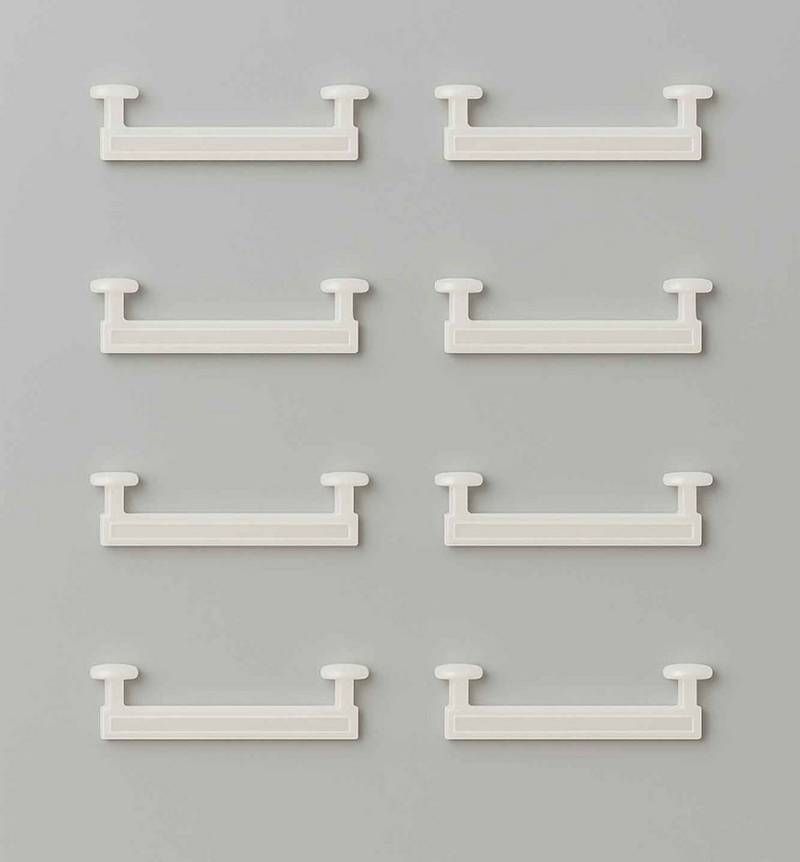 Gardinenbox Schlaufengleiter, Gardinenschienen, (Set, 8-St) von Gardinenbox