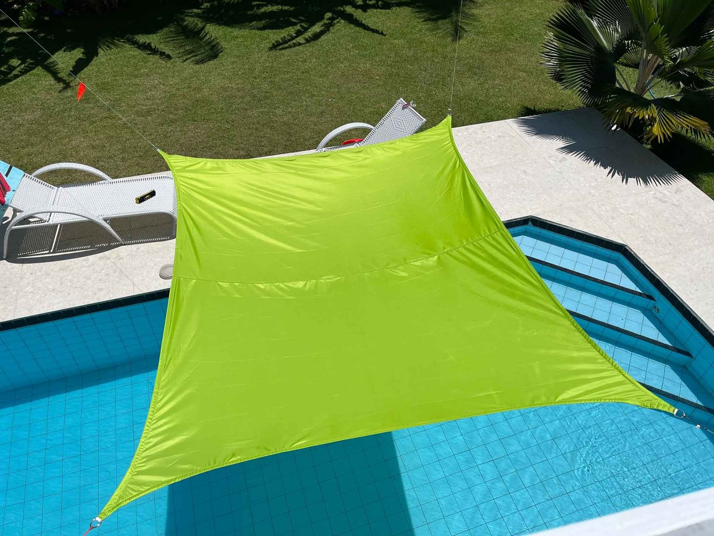 Gardinenbox Sonnensegel, Sonnensegel Sonnenschutz UV-Schutz 250x300 cm von Gardinenbox