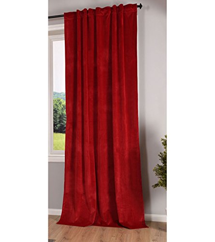 Gardinenbox Verdunkelung Vorhang »Milano« Samt Blickdicht Schlaufenband Tunneldurchzug Blackout Bügelband kürzbar Rot 1 Stück HxB 235x135 cm, 20357 Gardinenbox Verdunkelung Vorhang »Milano« Samt Blickdicht Schlaufenband Tunneldurchzug Blackout Bügelband kürzbar Rot 1 Stück HxB 235x135 cm, 20357 von Gardinenbox