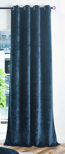 Gardinenbox Verdunkelungsvorhang HxB 245x135 cm Blau »Nürnberg« Ösen Raffhalter Chenille samtig weich geschmeidig fallend 202420 Gardinenbox Verdunkelungsvorhang HxB 245x135 cm Blau »Nürnberg« Ösen Raffhalter Chenille samtig weich geschmeidig fallend 202420 von Gardinenbox