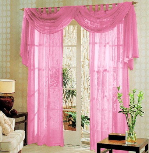 Gardinenbox Voile komplett GARDINEN Set 3tlg., Rosa, 60999 Gardinenbox Voile komplett GARDINEN Set 3tlg., Rosa, 60999 von Gardinenbox