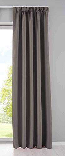 Gardinenbox Vorhang Blickdicht »Newyork« verdeckte Schlaufen Taupe HxB 245x140 cm 1er-Pack Thermo-Gardine Verdunkelungsvorhang Blackout schalldämmend ÖKOTEX Kräuselband Raffhalter, 202020610 Gardinenbox Vorhang Blickdicht »Newyork« verdeckte Schlaufen Taupe HxB 245x140 cm 1er-Pack Thermo-Gardine Verdunkelungsvorhang Blackout schalldämmend ÖKOTEX Kräuselband Raffhalter, 202020610 von Gardinenbox