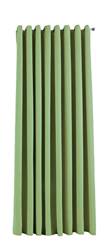 Gardinenbox Vorhang Blickdicht »Newyork« Grün HxB 225x295 cm 1er-Pack Thermo-Gardine Verdunkelungsvorhang Blackout Ösen schalldämmend ÖKOTEX UV-Schutz Raffhalter, 201920600 von Gardinenbox