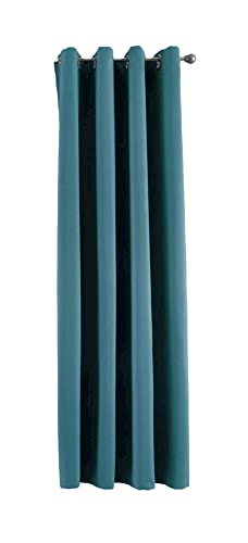 Gardinenbox Vorhang Blickdicht »Newyork« Petrol HxB 160x140 cm 1er-Pack Thermo-Gardine Verdunkelungsvorhang Blackout Ösen schalldämmend ÖKOTEX UV-Schutz Raffhalter, 201920600 Gardinenbox Vorhang Blickdicht »Newyork« Petrol HxB 160x140 cm 1er-Pack Thermo-Gardine Verdunkelungsvorhang Blackout Ösen schalldämmend ÖKOTEX UV-Schutz Raffhalter, 201920600 von Gardinenbox